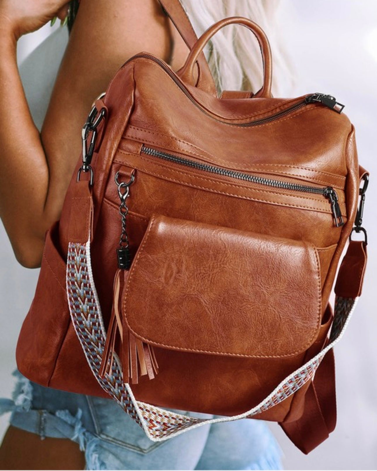 Tassel Retro Backpack