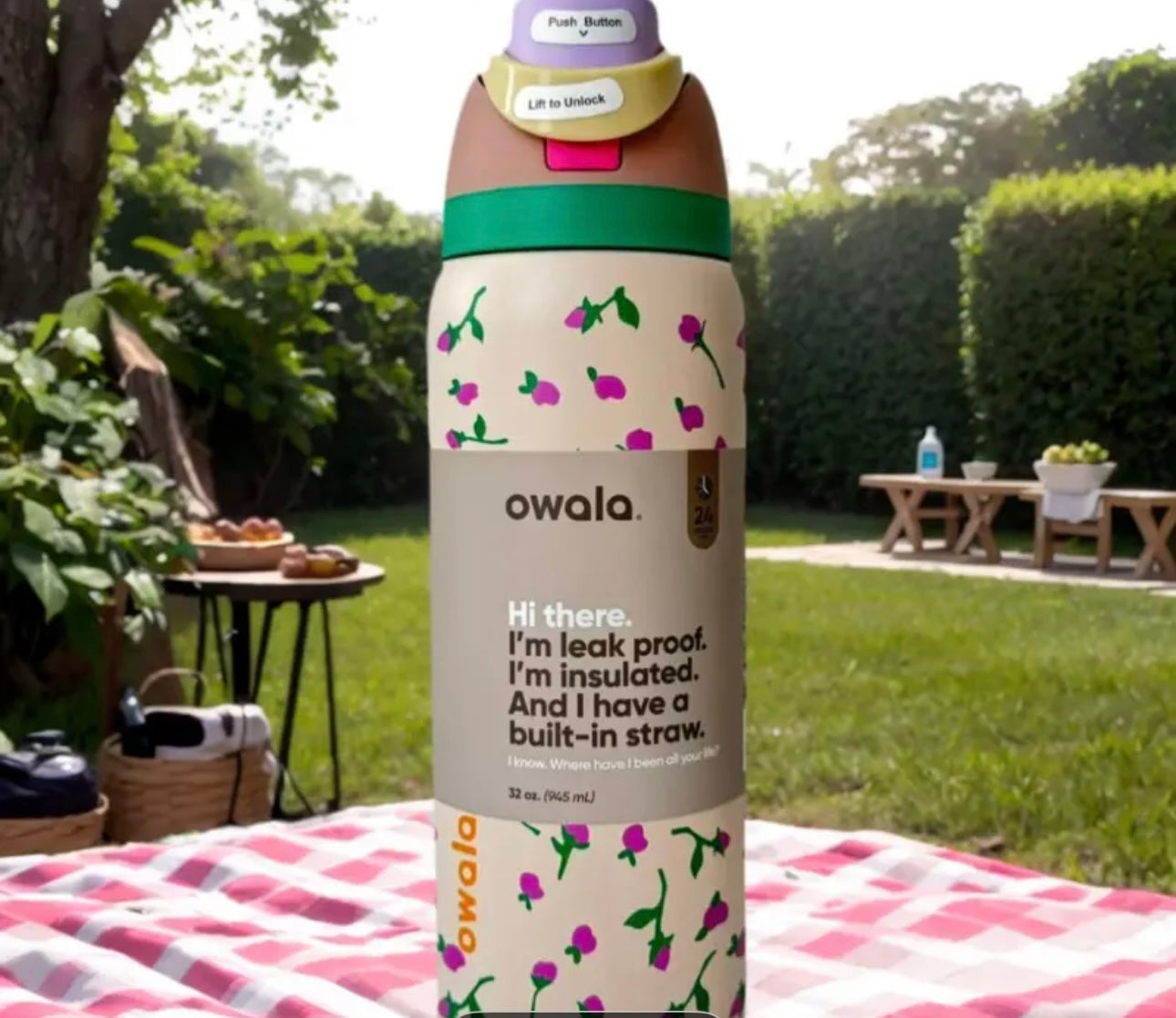 Owala 32oz Water Bottle