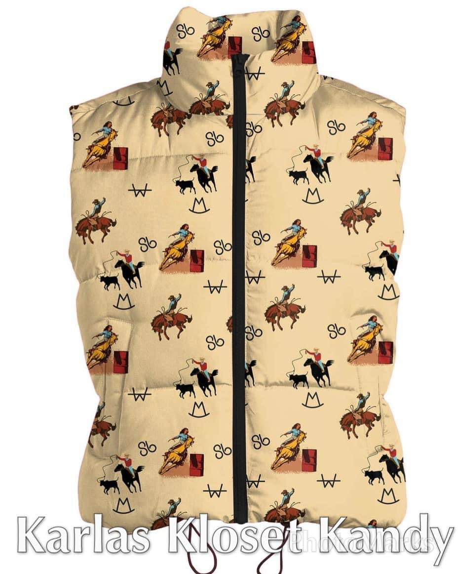 Brand Oversize Cowboy Vest