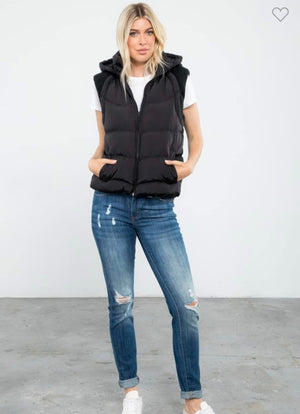 Hooded Puffer Vest