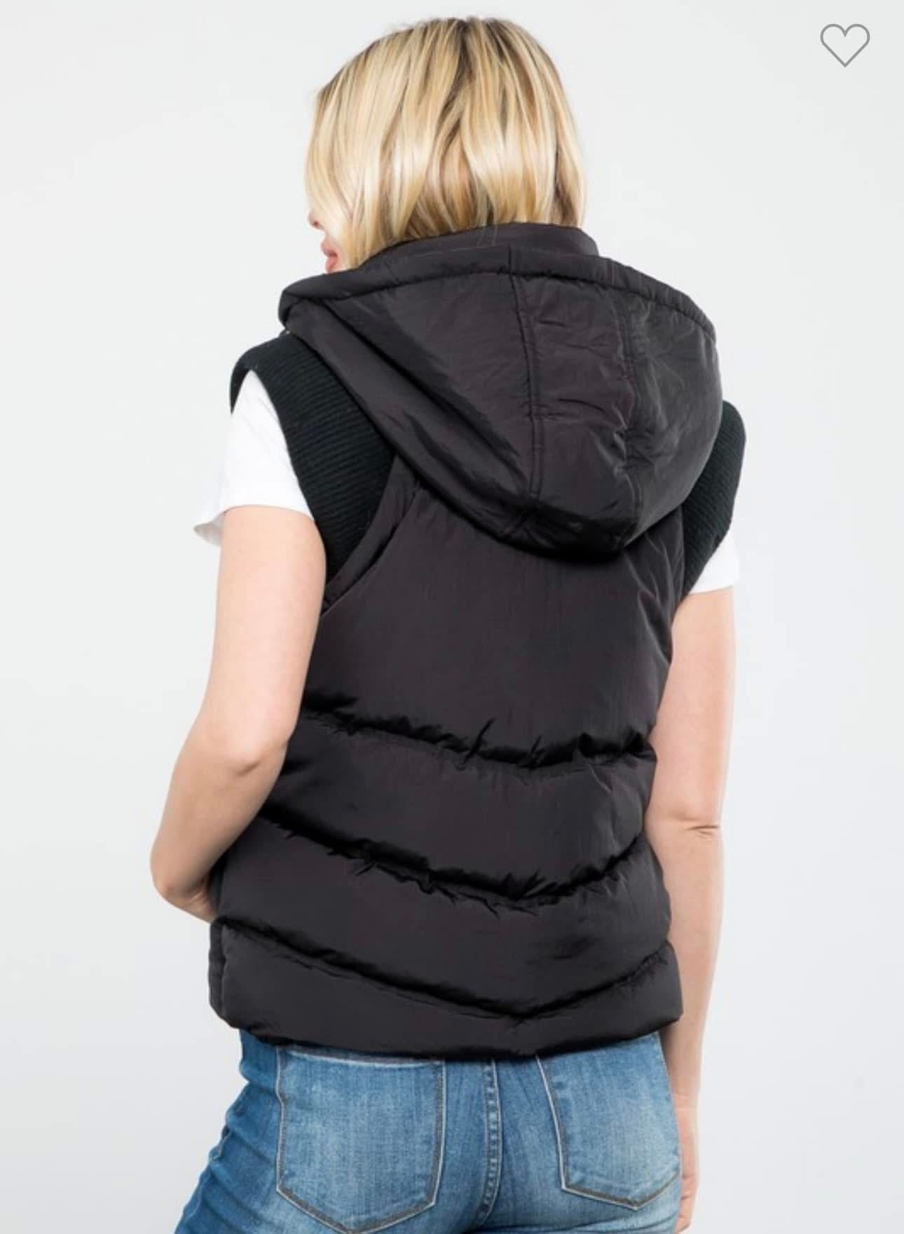Hooded Puffer Vest
