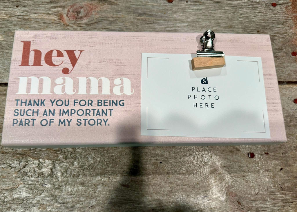 Mama Wooden Picture Holder Sign