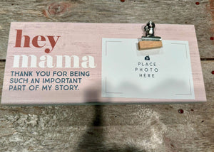 Mama Wooden Picture Holder Sign