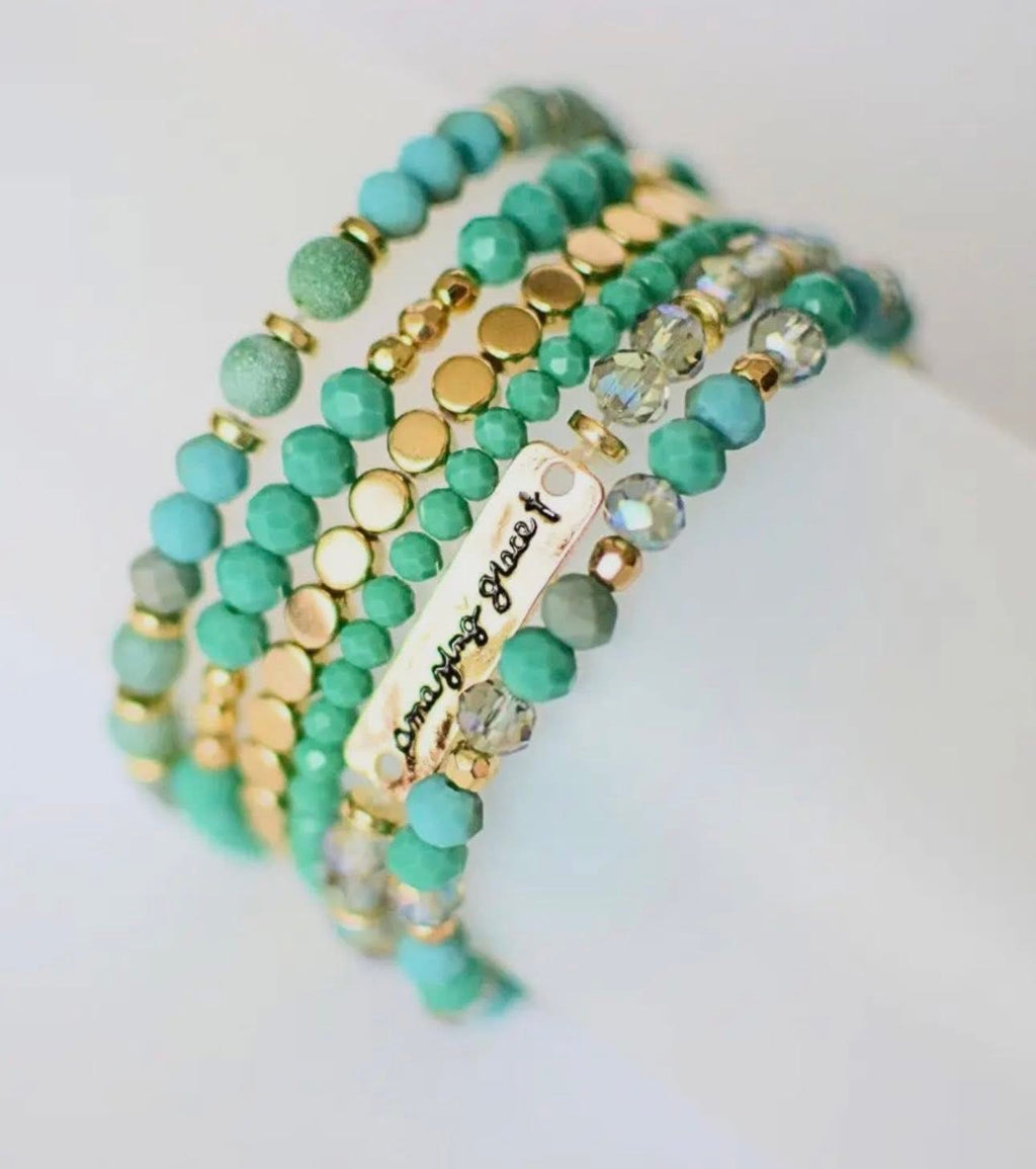 Amazing Grace Bracelet Stack
