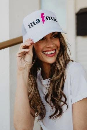 Mama Lightening Bolt Cap