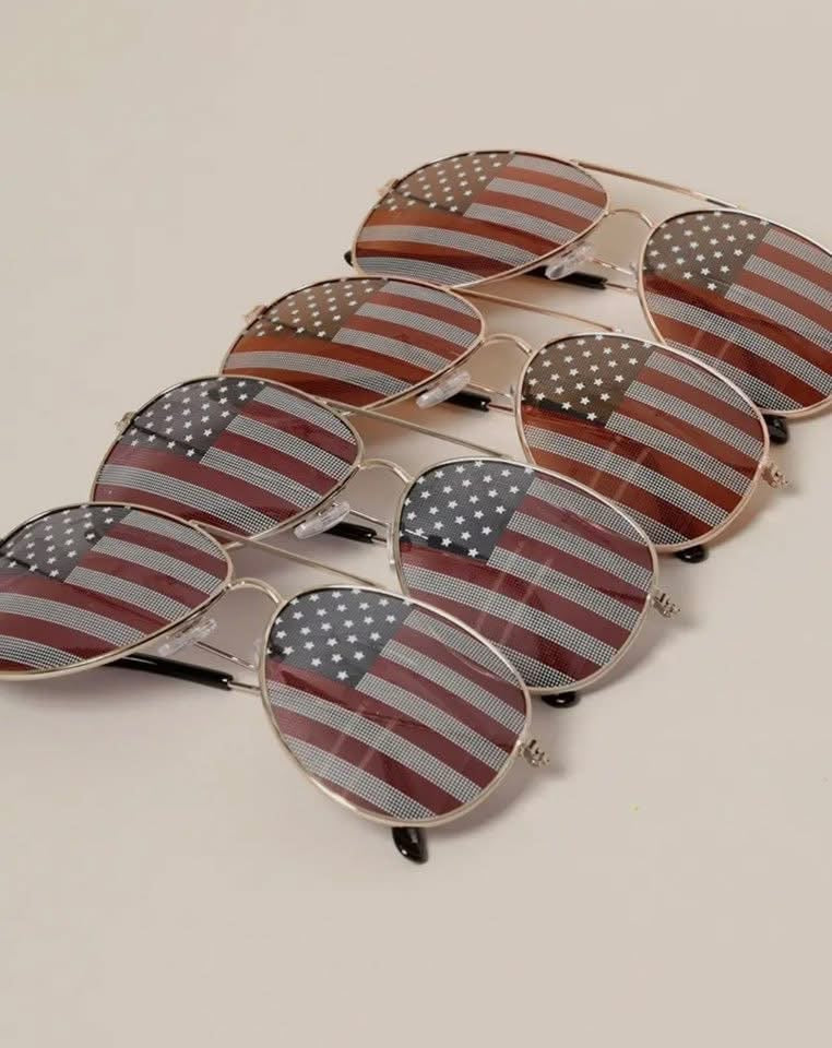 Patriotic Flag Aviators