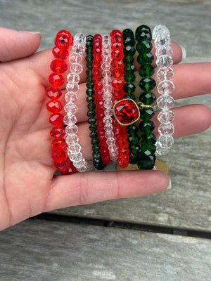 Christmas Bracelet Stack