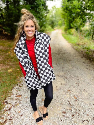 Checkered Vest
