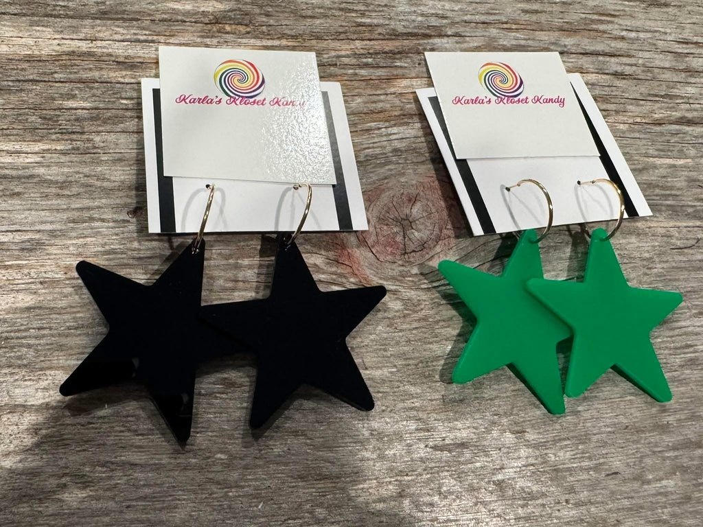 Star Game Day Earrings