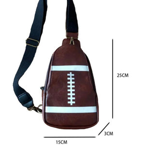 Football Mini Crossbody Sling Bag
