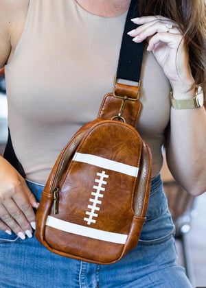 Football Mini Crossbody Sling Bag