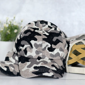 Camo Pony Ball Cap