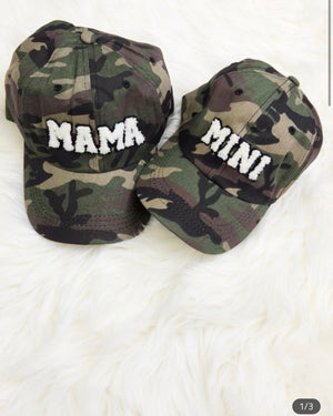 Mama & Mini Camo Caps