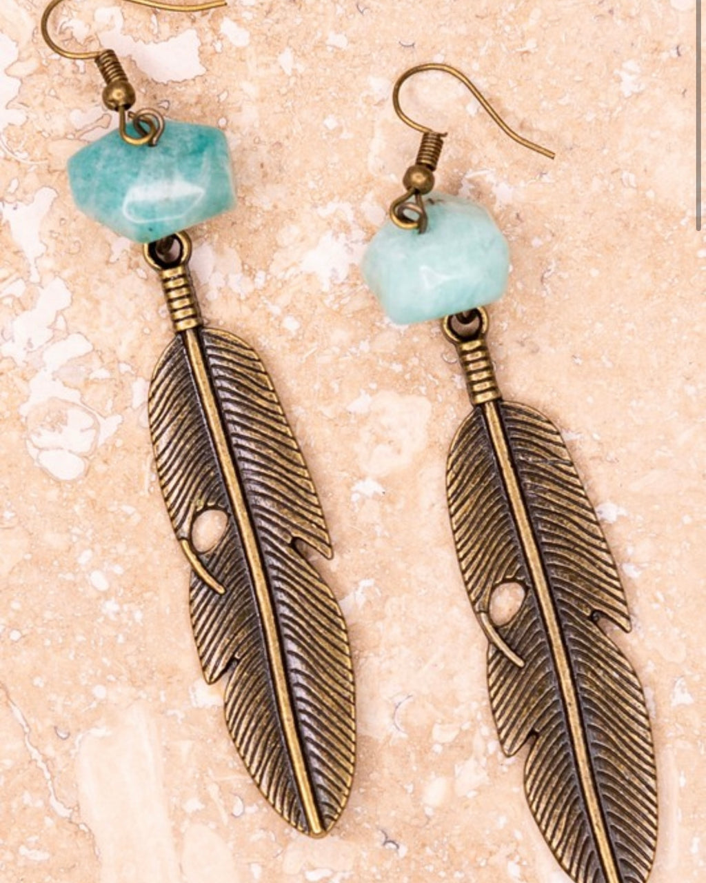 Racquel Feather Earrings