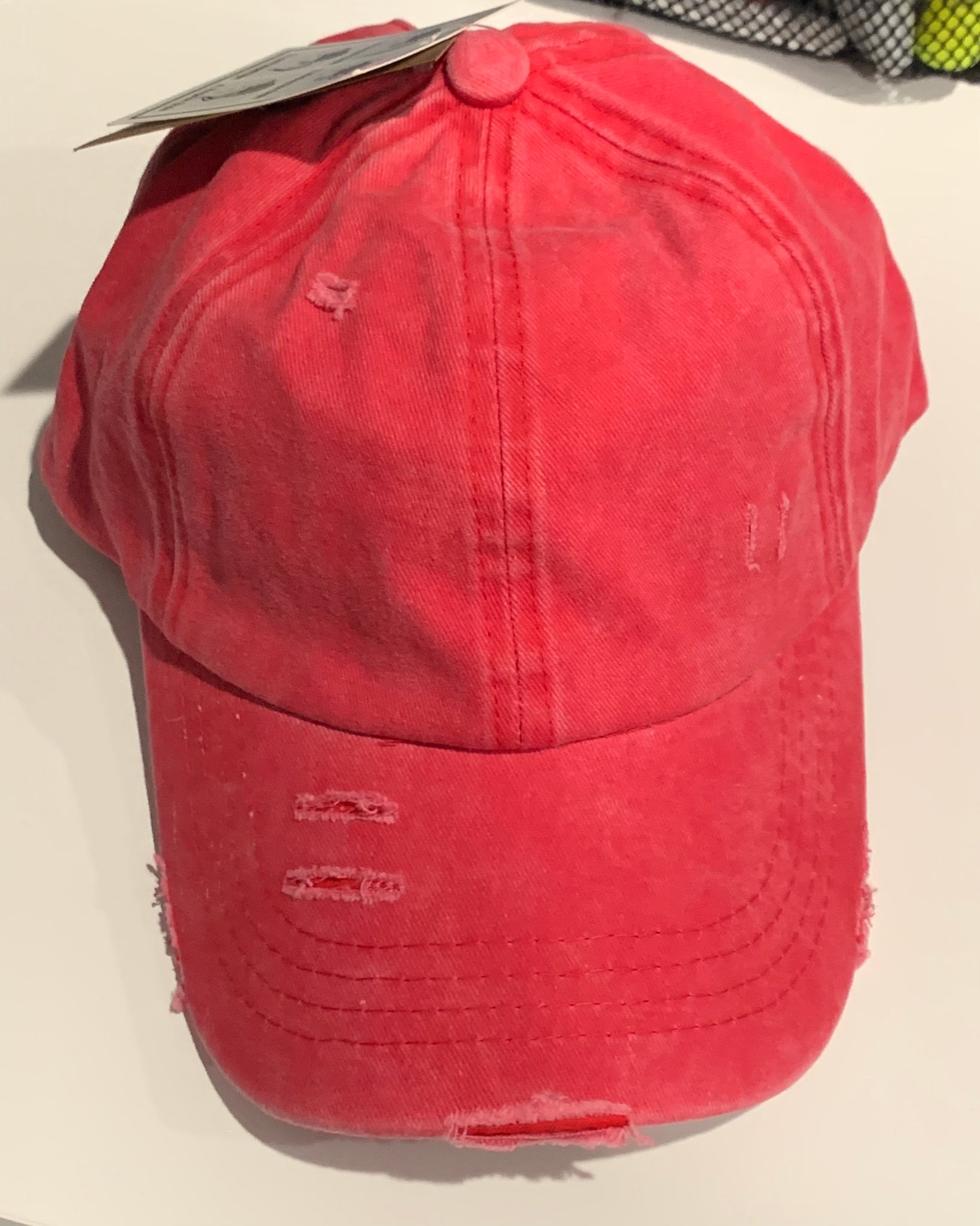 CC Gray Distressed Ladder Hat