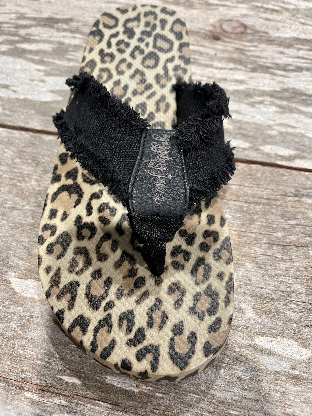 Gypsy Jazz Tallulah Black Leopard Sandal