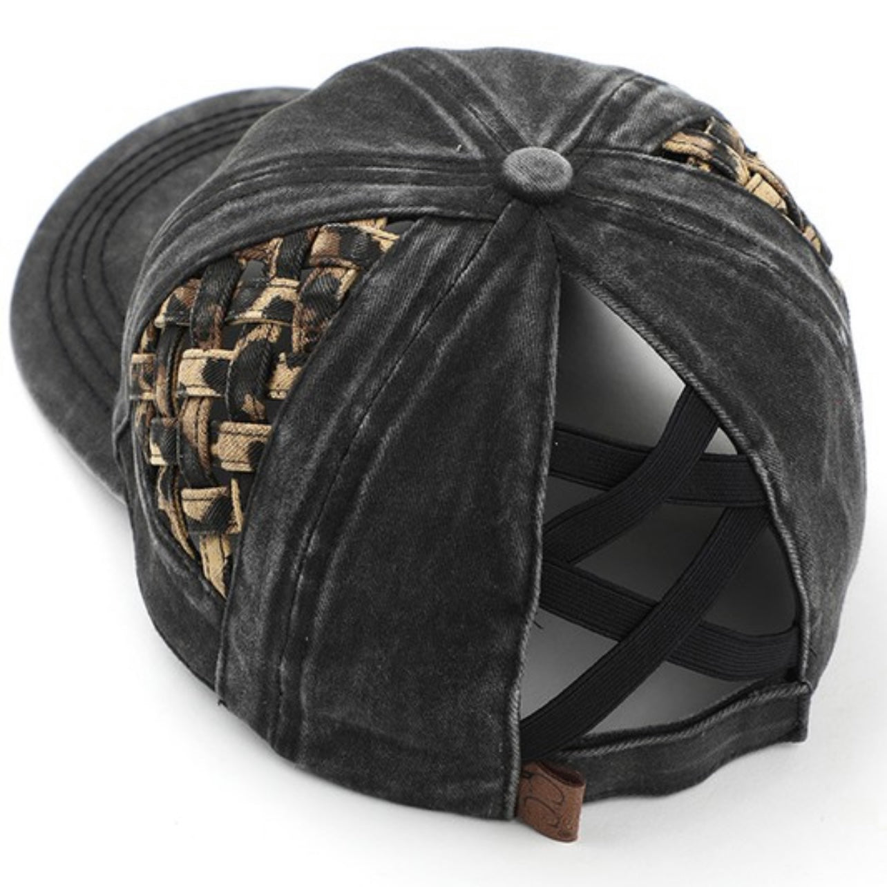 Weavon Basket Criss Cross CC Pony Cap